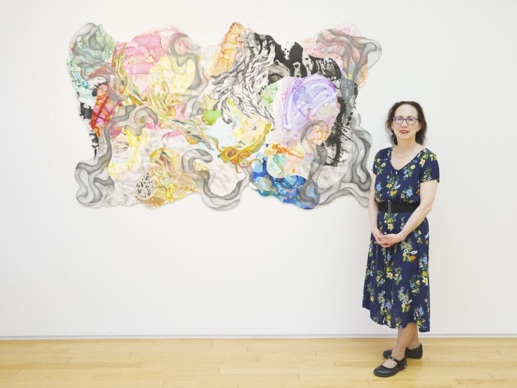 Holly Wong's Elixir series of collaged paintings are a tribute to healing and resilience.