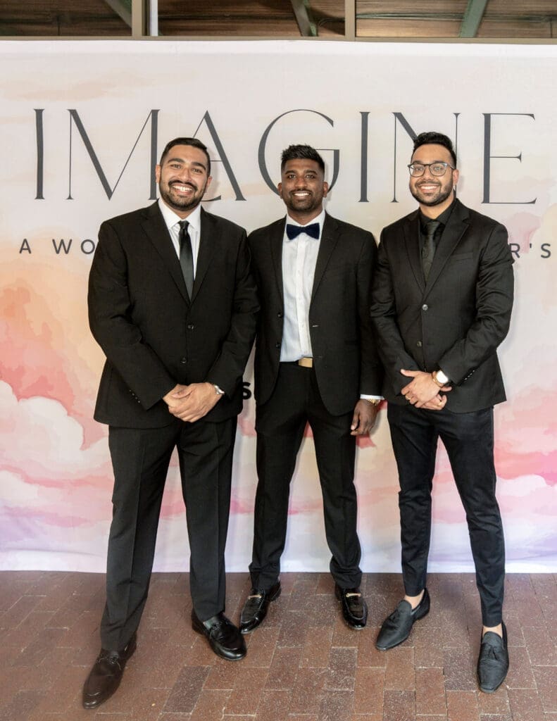 Jeryl Sajumon, Kevin Sajan and Jenson Kuriakose (Photo by Hien Bui)