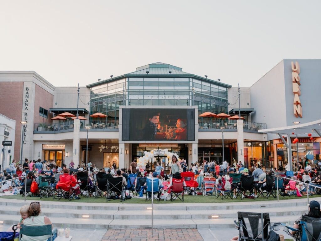 Summer movies on the lawn at The Woodlands Mall kicked off June 5 and will continue every Thursday through the summer at 7 p.m. (Photo courtesy of The Woodlands Mall) 