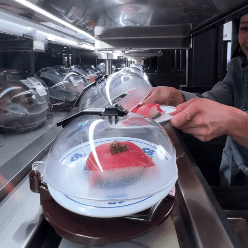 Popular Japanese Conveyor Belt Sushi Restaurant Rolls Into The Woodlands, Cute Robots and All — Kura Is Here