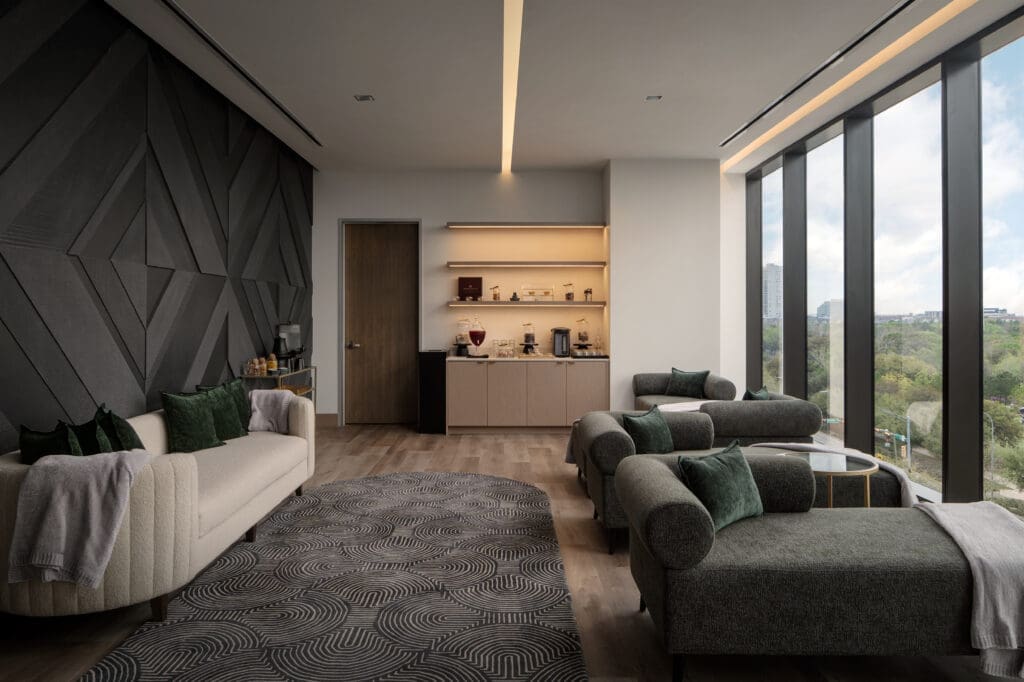 The deluxe Fourth of July package include access to the exclusive Grounding Room in the Thompson Houston spa.