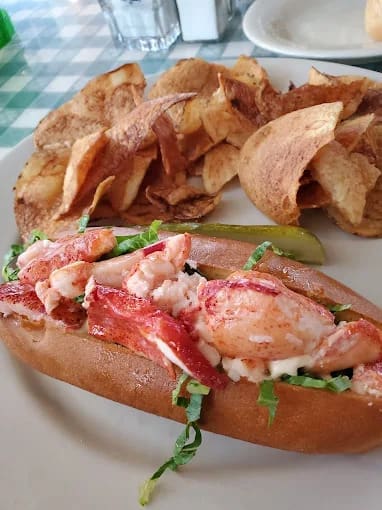 Lucile’s Lobster Roll is a seasonal favorite. (Courtesy)