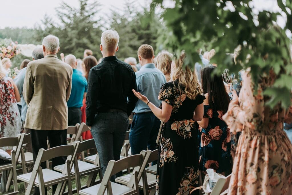Many couples now request “unplugged” ceremonies, asking guests to refrain from snapping photos or posting on social media.