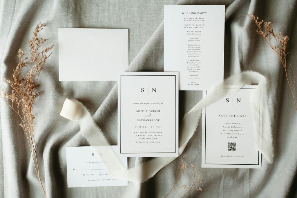 Traditionally, married, engaged, or cohabiting couples receive joint invitations. Adult children who also live at home with their parents will traditionally receive their own.
