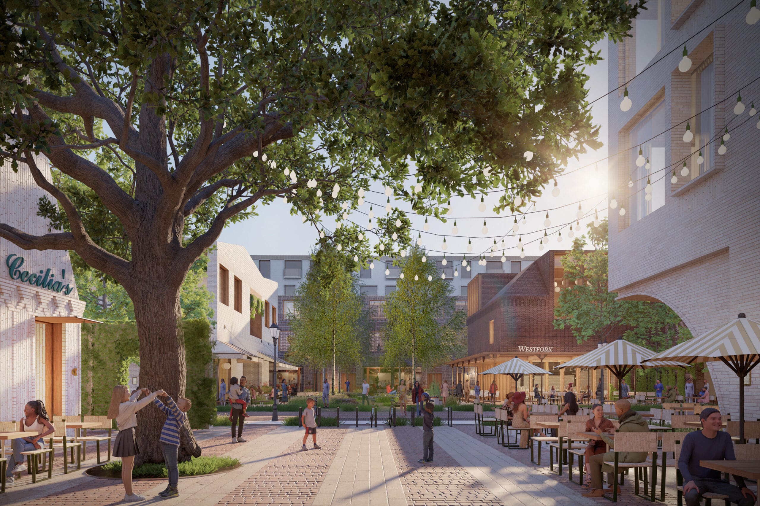 01 – West Model_02-Westside_Plaza