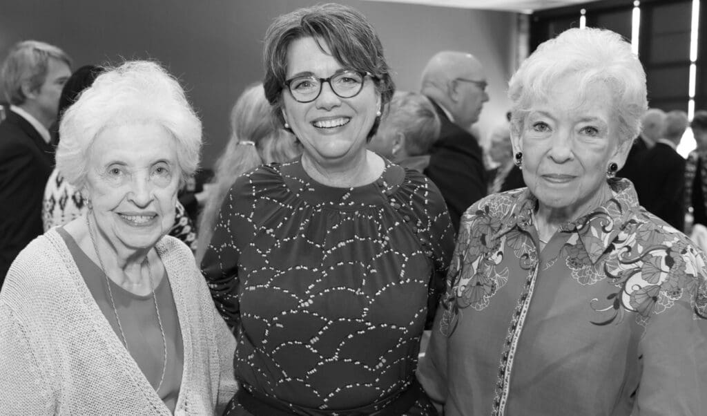 Betty Chapman, Margaret Wallace Brown, Kay Handly at The Heritage Society 70th Annual Luncheon (Photo by Priscilla Dickson Photography)
