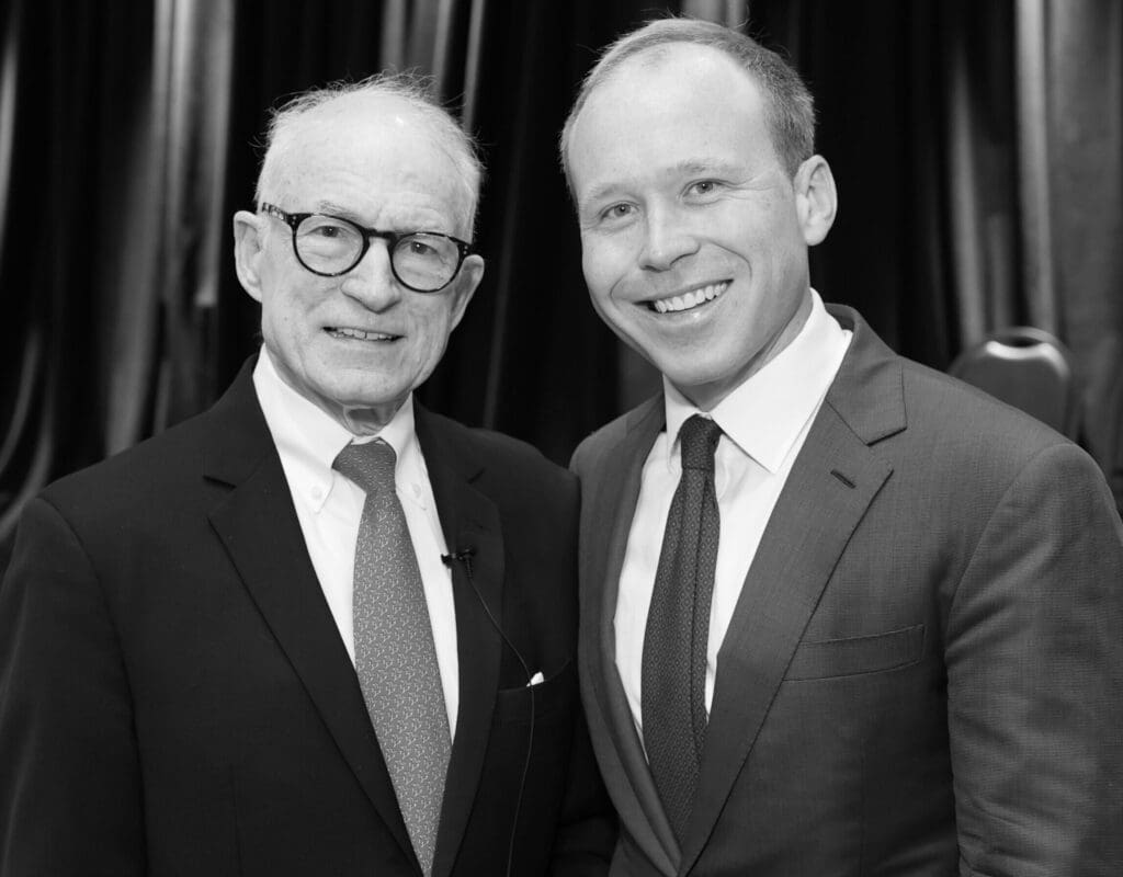 Ambassador Chase Untermeyer, President/CEO of Big Brothers Big Sisters Lone Star, Pierce Bush at The Heritage Society 70th Annual Luncheon (Photo by Priscilla Dickson Photography)
