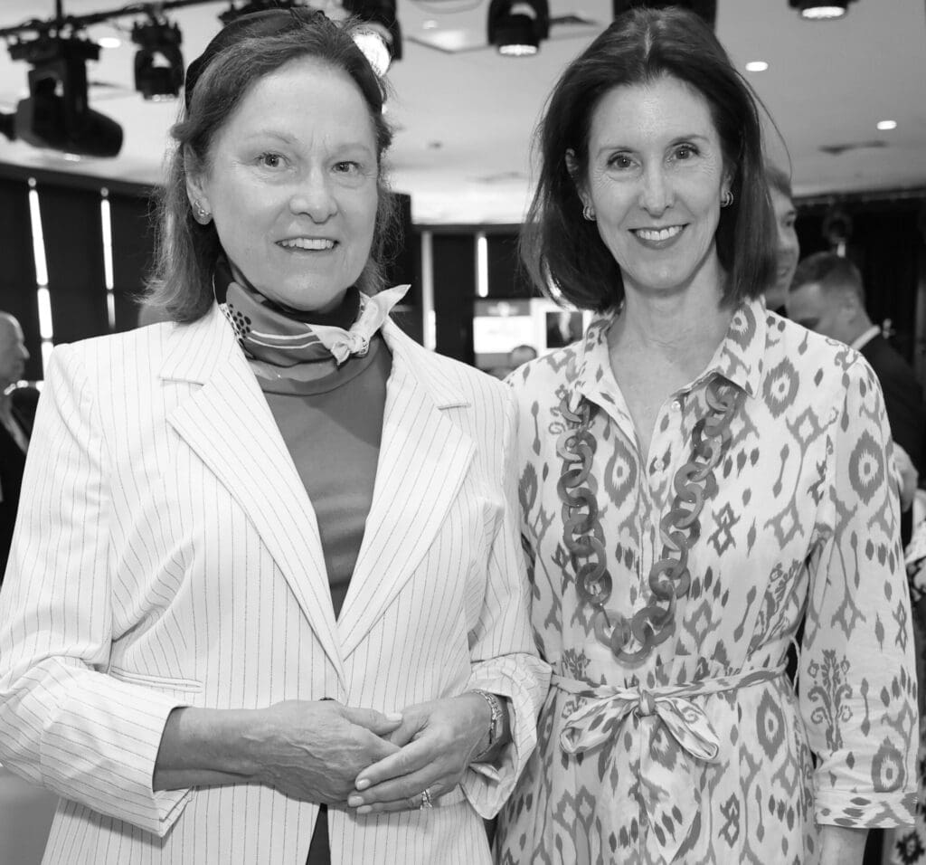 Minnette Boesel, Phoebe Tudor at The Heritage Society 70th Annual Luncheon (Photo by Priscilla Dickson Photography)