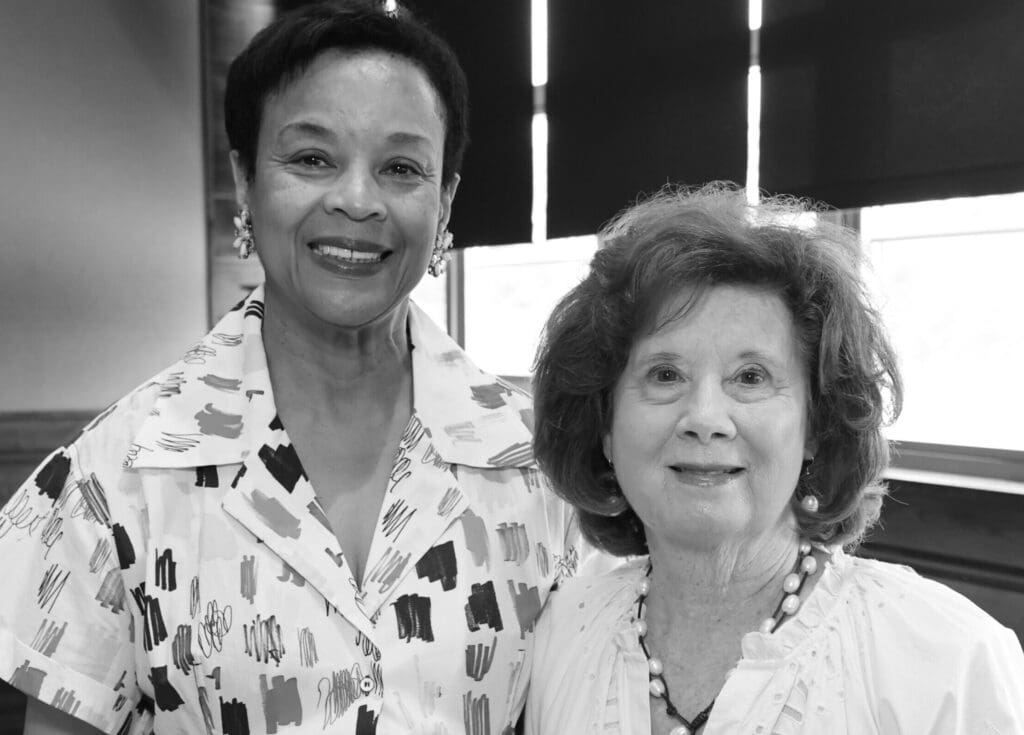 Eileen Lawal, Miki Lusk Norton at The Heritage Society 70th Annual Luncheon (Photo by Priscilla Dickson Photography)