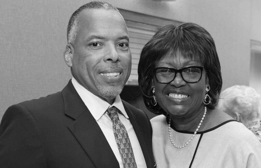 Ronald C. Green, Jackie Pope at The Heritage Society 70th Annual Luncheon (Photo by Priscilla Dickson Photography)