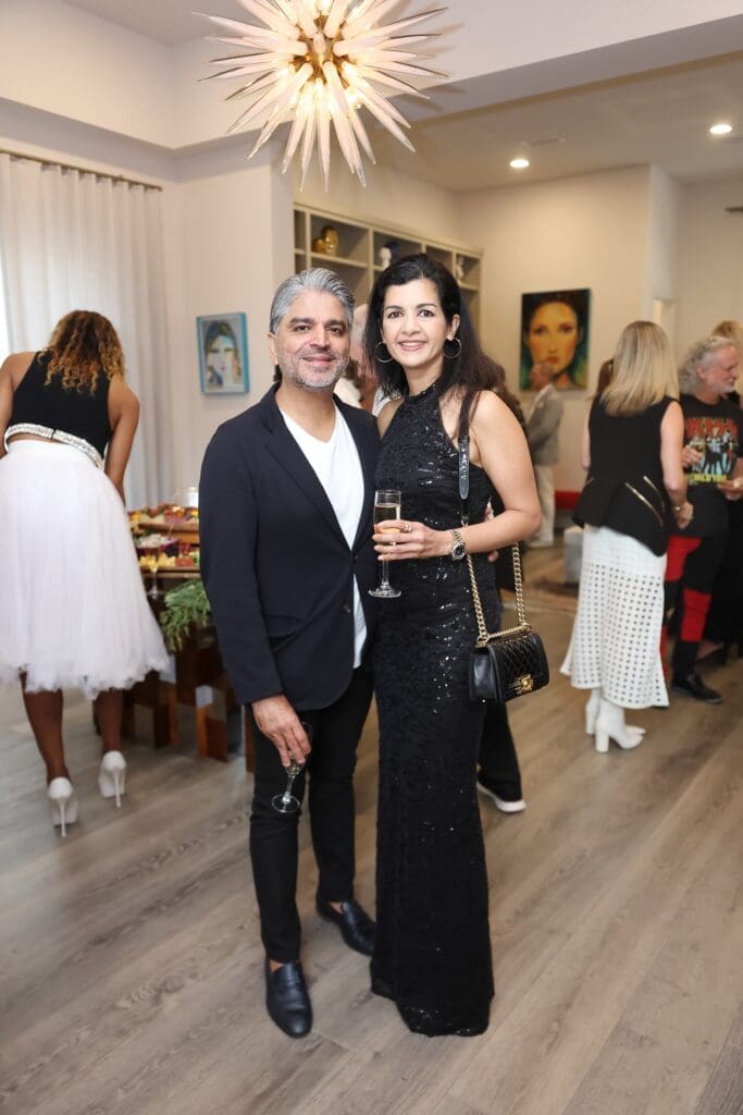 Ahmad & Naureen Malik at the Matt Burrus & Michael Pearce surprise wedding. (Photo by Quy Trand Photography)
