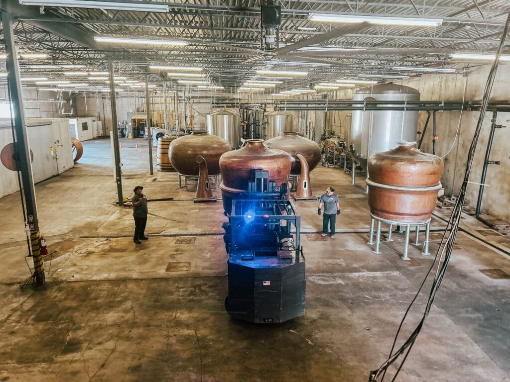 The production facility is being completely transformed.