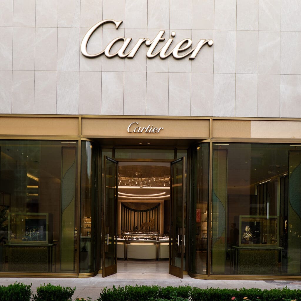 Cartier reopens in River Oaks District with an expanded footprint and lavish interiors.
