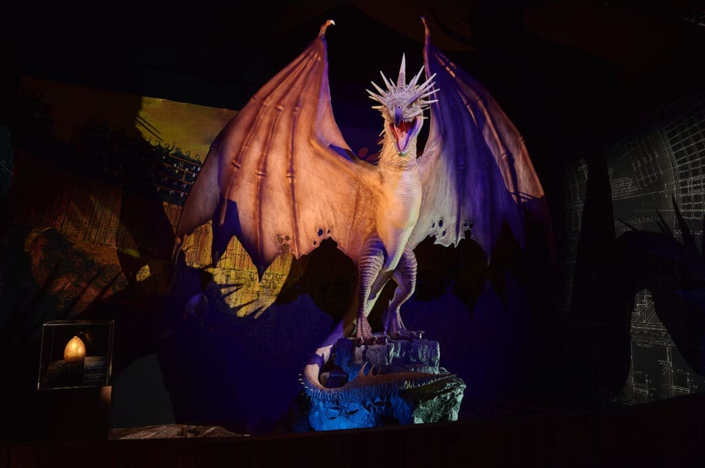 The behind-the-scenes experience features characters, settings, and iconic moments from the Harry Potter and Fantastic Beasts™ film series, as well as from the Tony® award-winning Broadway production, Harry Potter and the Cursed Child. (Courtesy)