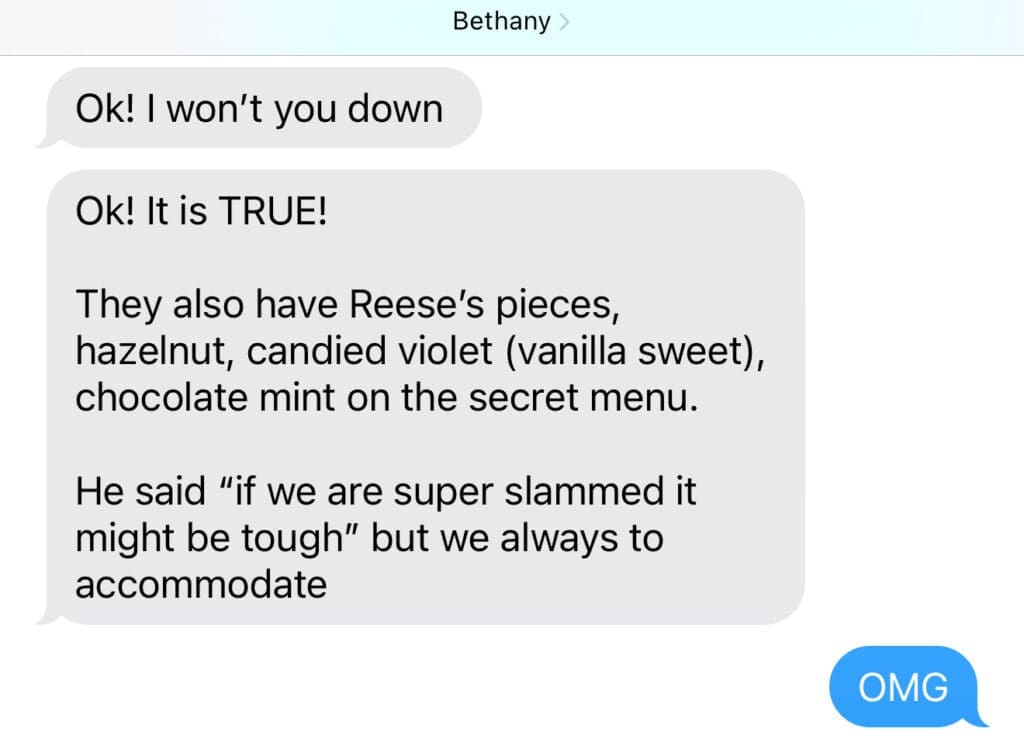 Investigative journalism to confirm Rise No. 1's secret menu. 