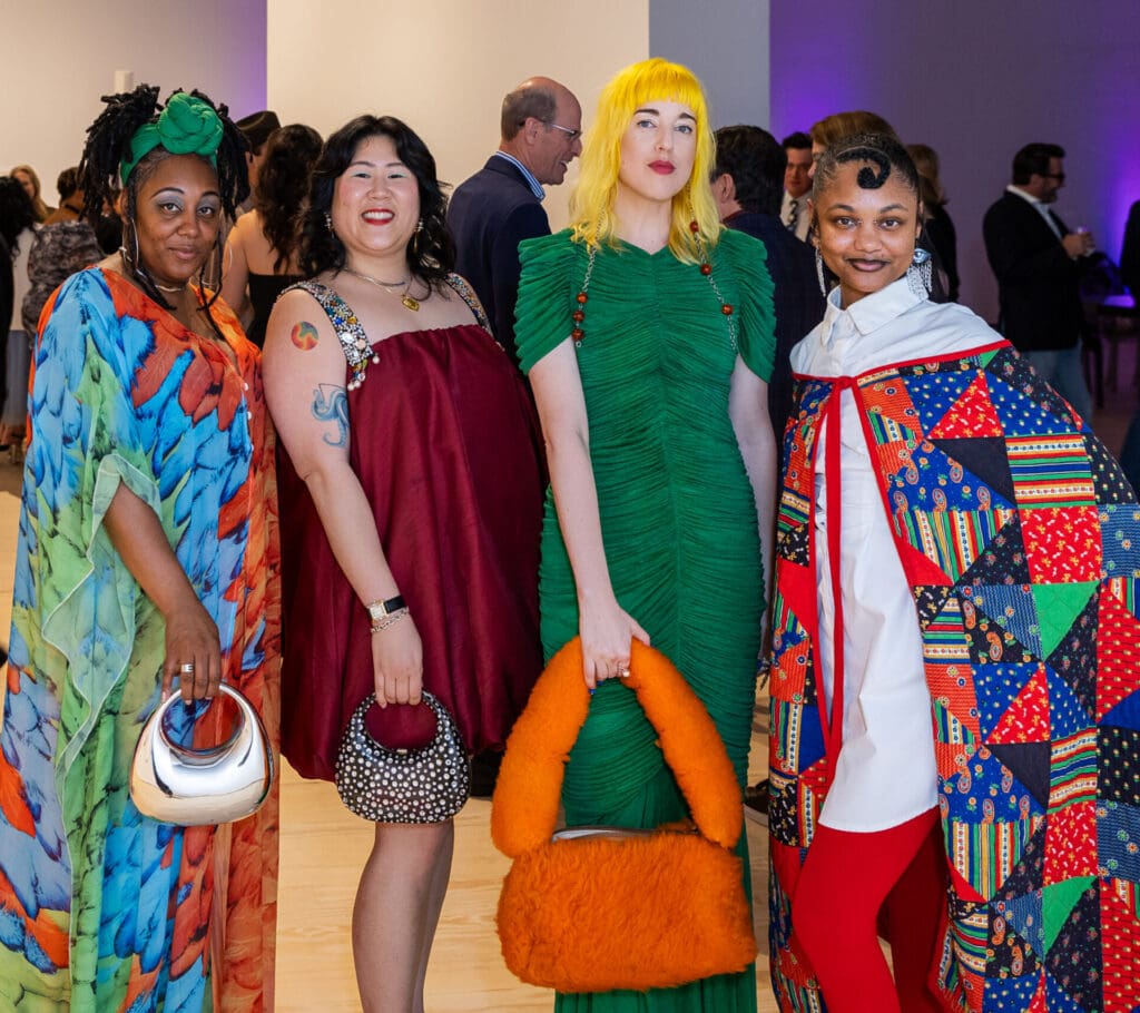Ieasha Gerard, Stephanie Smith, Patricia Restrepo, Muna Brown at CAMH Party (Photo by Emily Jaschke)