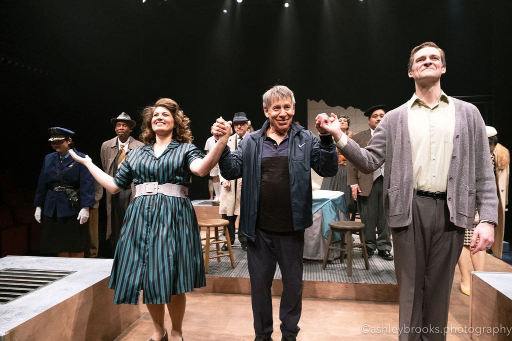 The cast of Lone Star Lyric's "Séance on a Wet Afternoon" by Stephen Schwartz (Photo by Ashley Brooks) - final dress rehearsal