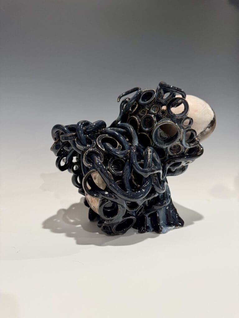 Lenie Caston-Miller's sculpture "Overcome" won Honorable Mention in Archway Gallery's 17th Annual Juried Exhibition competition, juried by artist Rick Lowe. (Courtesy Archway Gallery, Houston)