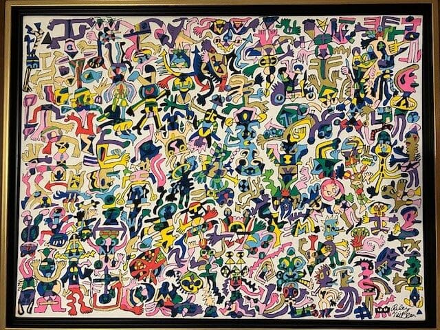 Riley Miller's "Circus Men." (Courtesy Archway Gallery, Houston)