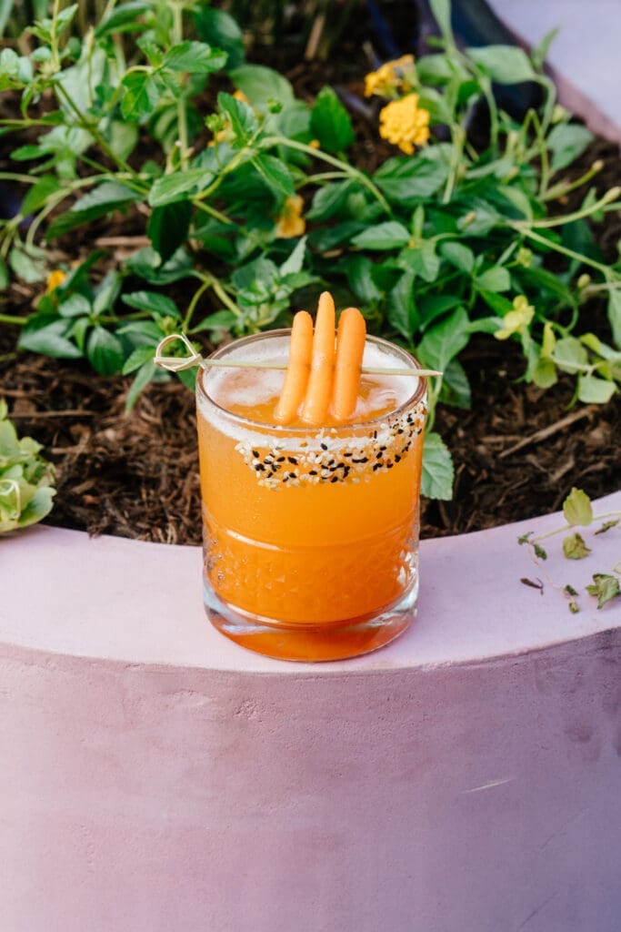 The cocktail menu at Hendy's includes highlights like the Roger Rabbit, Sour Patch Kid margarita, and more. (Courtesy)