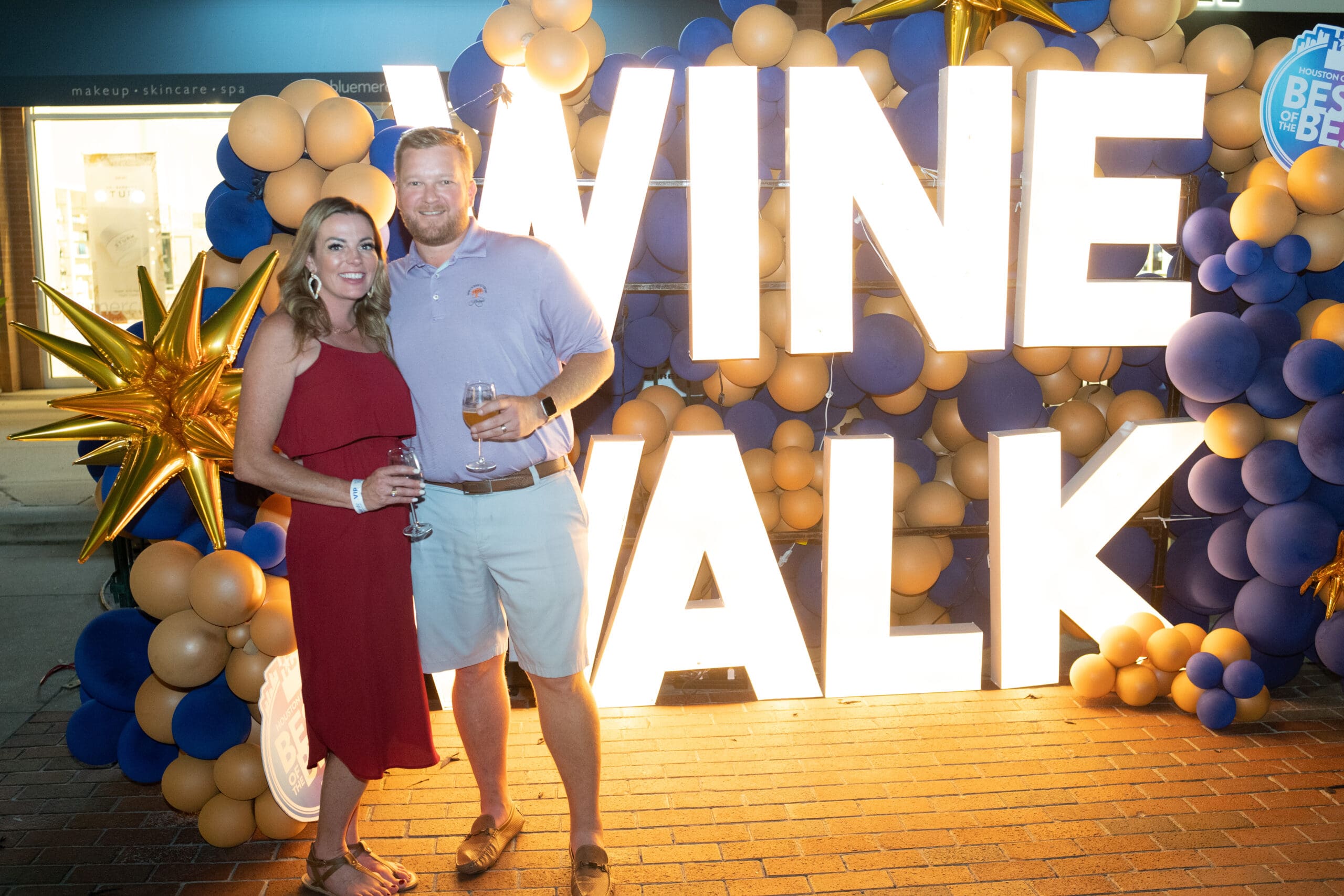 H-E-B Wine Walk fun
