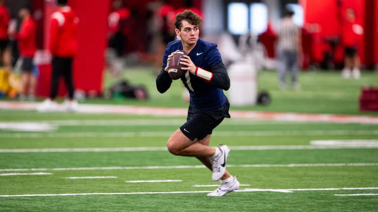 Former Texas A&M quarterback Conner Weigman brings plenty of experience and quarterback intrigue to Willie Fritz's University of Houston football program. (Photo by UH Athletics)
