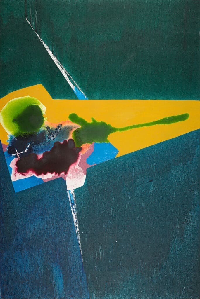 Dorothy Hood’s "Untitled," 1974–1974, 
at McClain Gallery (Courtesy The Ahrenberg Collection, Switzerland and McClain Gallery)