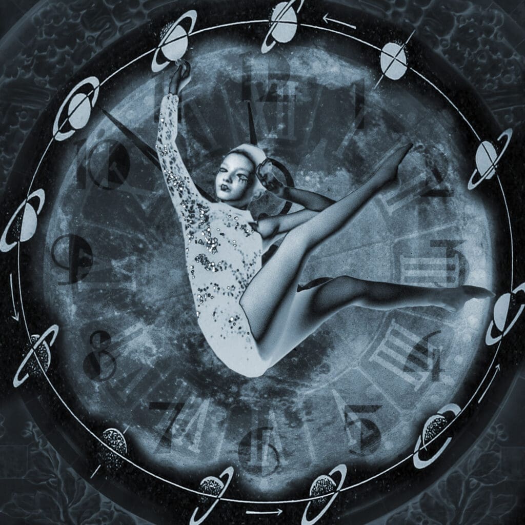 Laura Burlton created "Lunar Clock" in 2017. (Photo courtesy Houston Center for Photography)