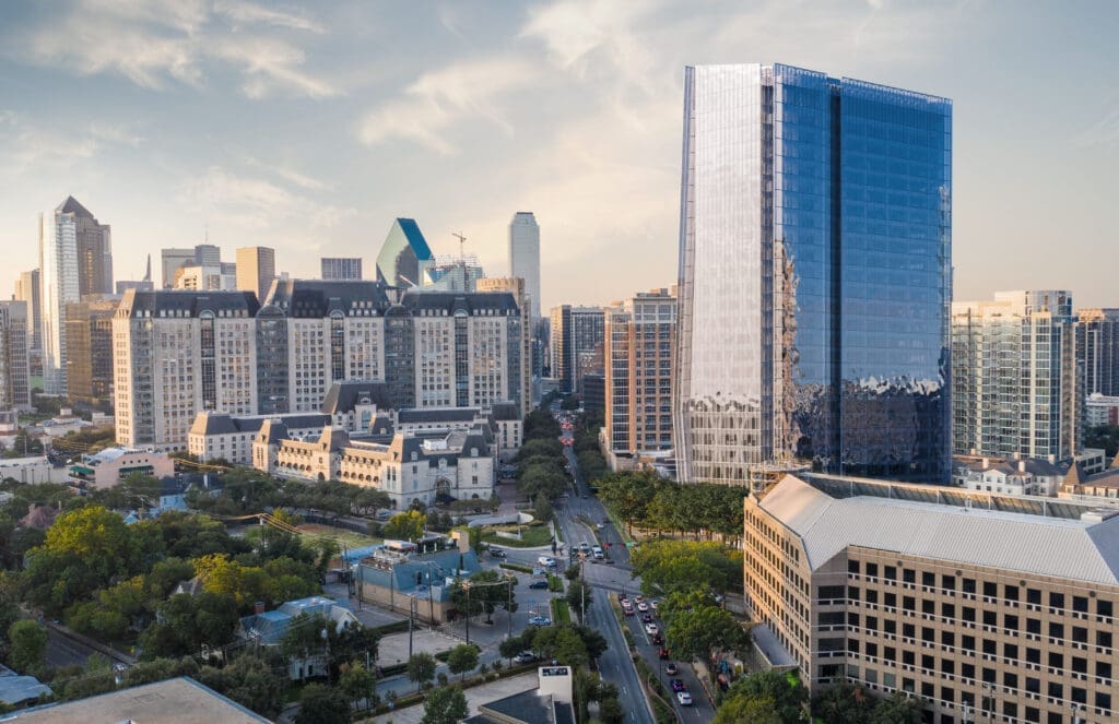 The Tallest Office Building in Uptown Debuts With the Largest Indoor Interactive Video Wall in Dallas — Inside 23Springs