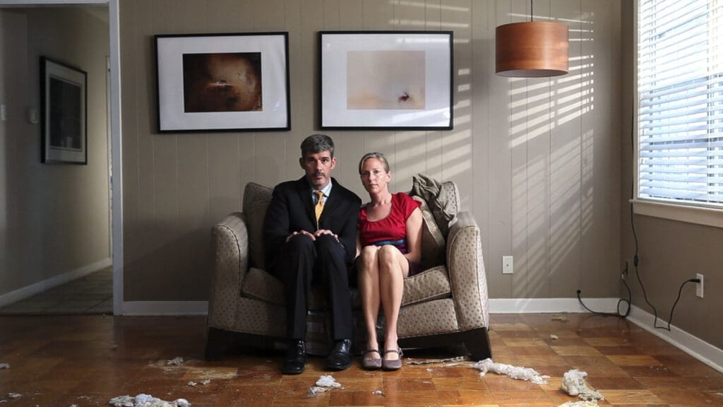 Hillerbrand+Magsamen created "DIY Love Seat" in 2012. (Photo courtesy Houston Center for Photography)