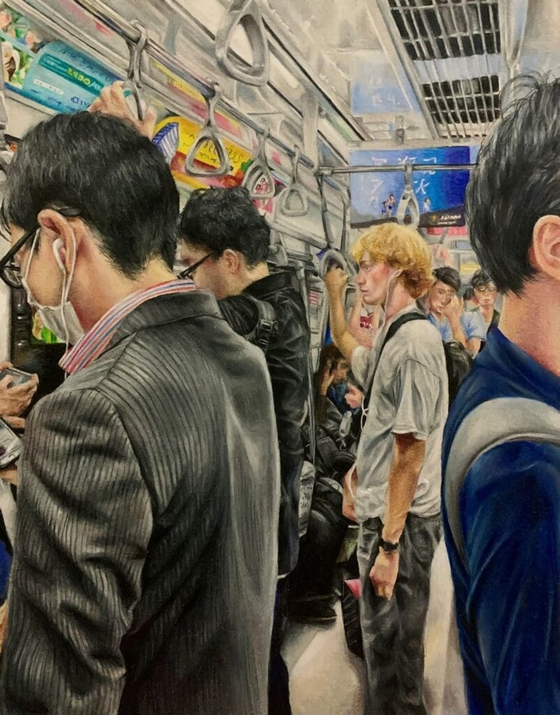 Drawings by Ashley Castille will be at her booth on at the Young Makers Market in The Woodlands. (Photo courtesy of TWAC)