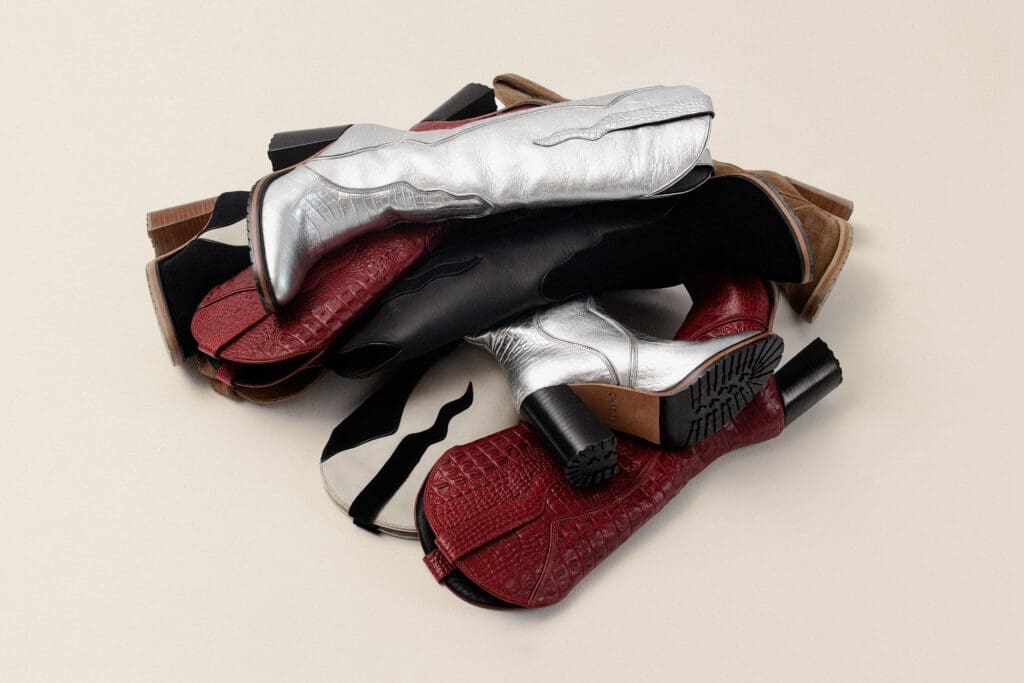 CHAZLYN Boots add a chunky heel that separates it from a traditional cowboy boot. (Courtesy)