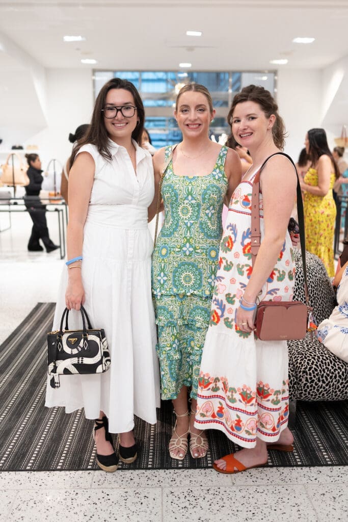 Anna McGrath, Caroline Fertitta, Madi Hurley at Women of Wardrobe (Photo by Daniel Ortiz)