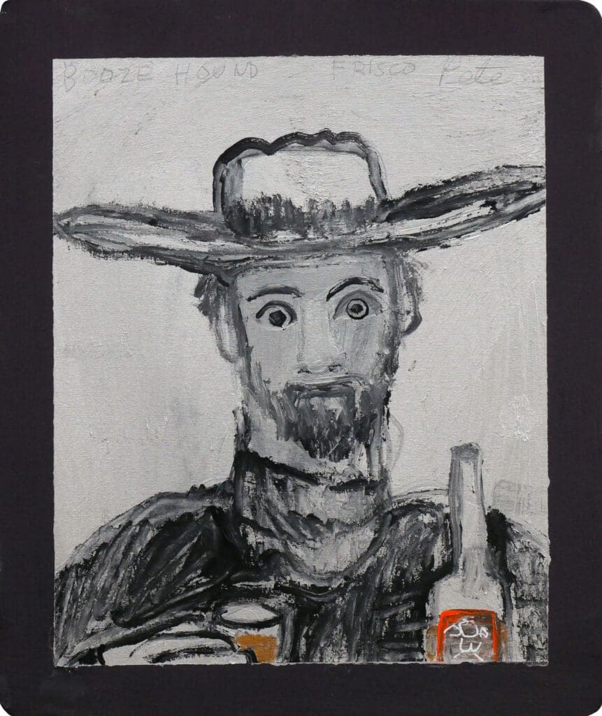 Frisco Pete’s "Booze Hound," 2025, at Reeves Art + Design