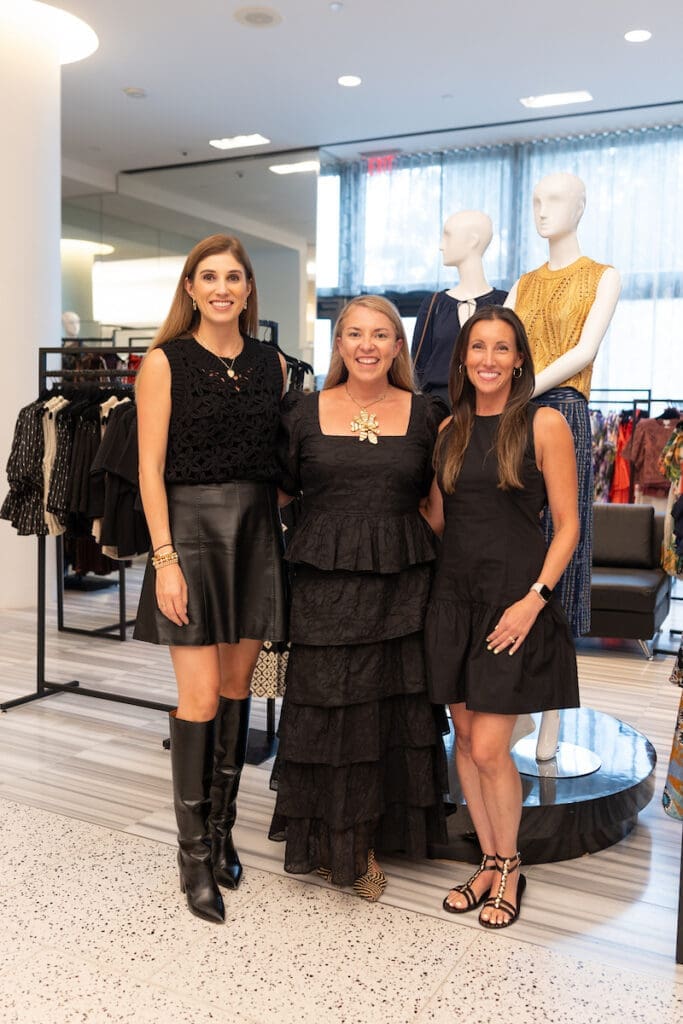 Camille Charvet Connelly, Sarah Evenson, Alyson Dean at Women of Wardrobe (Photo by Daniel Ortiz)