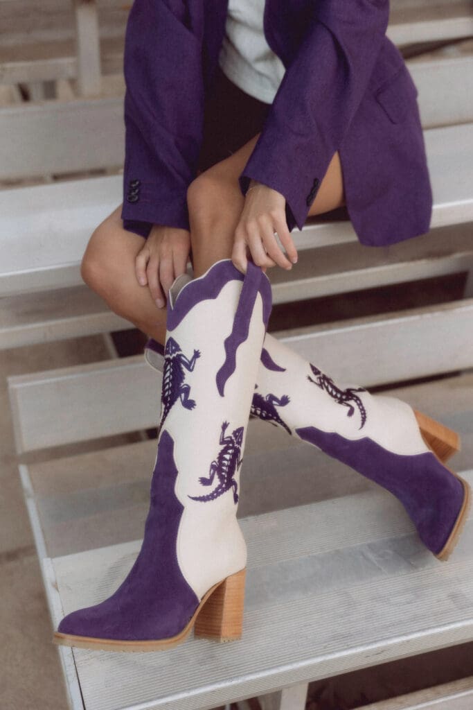 Founded by a Fort Worth Native, Celeb-Loved CHAZLYN Launches a TCU-Inspired Cowboy Boot in Cowtown