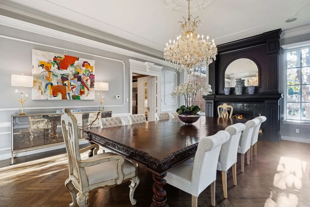 The home features a grand dining room. (Photo by Allie Beth Allman & Associates)