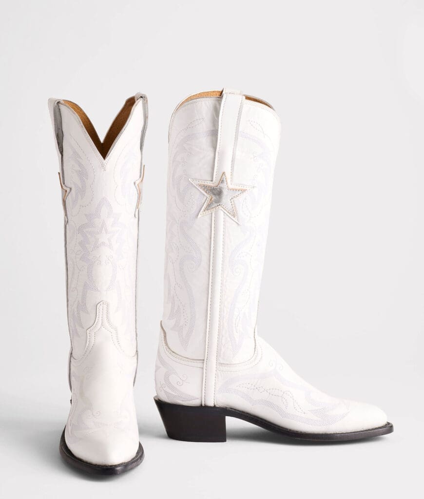 Lucchese Gina in White. (Photo by Lucchese)