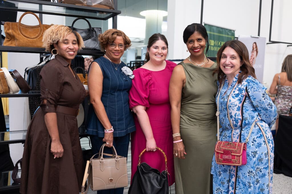Kelly LeVanna, Brenda McBride, Kate Gardiner, Debra Smart, Janis Jarosz at Women of Wardrobe (Photo by Daniel Ortiz)