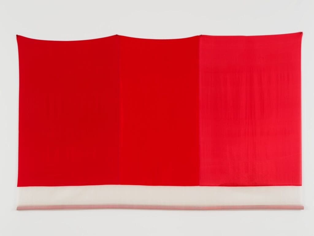 Robert Rauschenberg,
"Pimiento III (Jammer)," 1976. 
(Photo by Ron McKeever. Private Collection, Courtesy of Gagosian. © Robert Rauschenberg Foundation.)