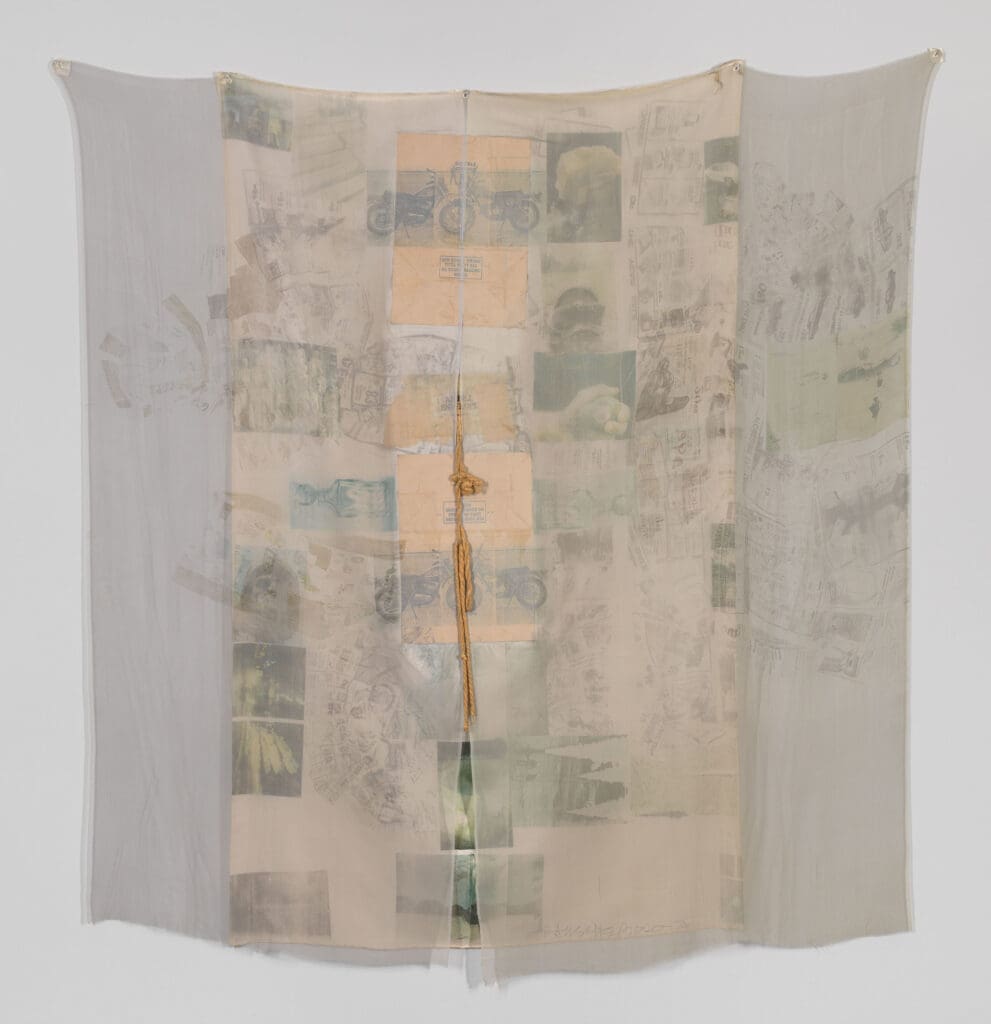 Robert Rauschenberg, "Sybil (Hoarfrost)," 1974, from the series "Hoarfrost." (© Robert Rauschenberg Foundation. Courtesy the Whitney Museum of American Art, New York)