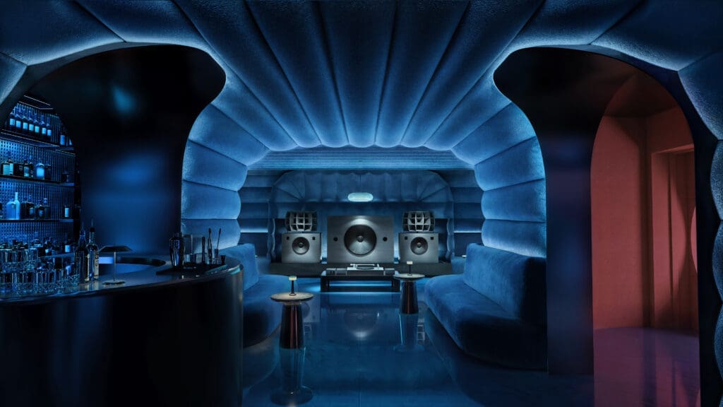 The Vault at Shyboy is the intimate listening lounge space, available for private events, sound classes, and more. (Courtesy rendering)