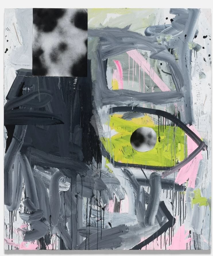 Firing pistols at a bare naked wall is one of Howard Sherman's works.