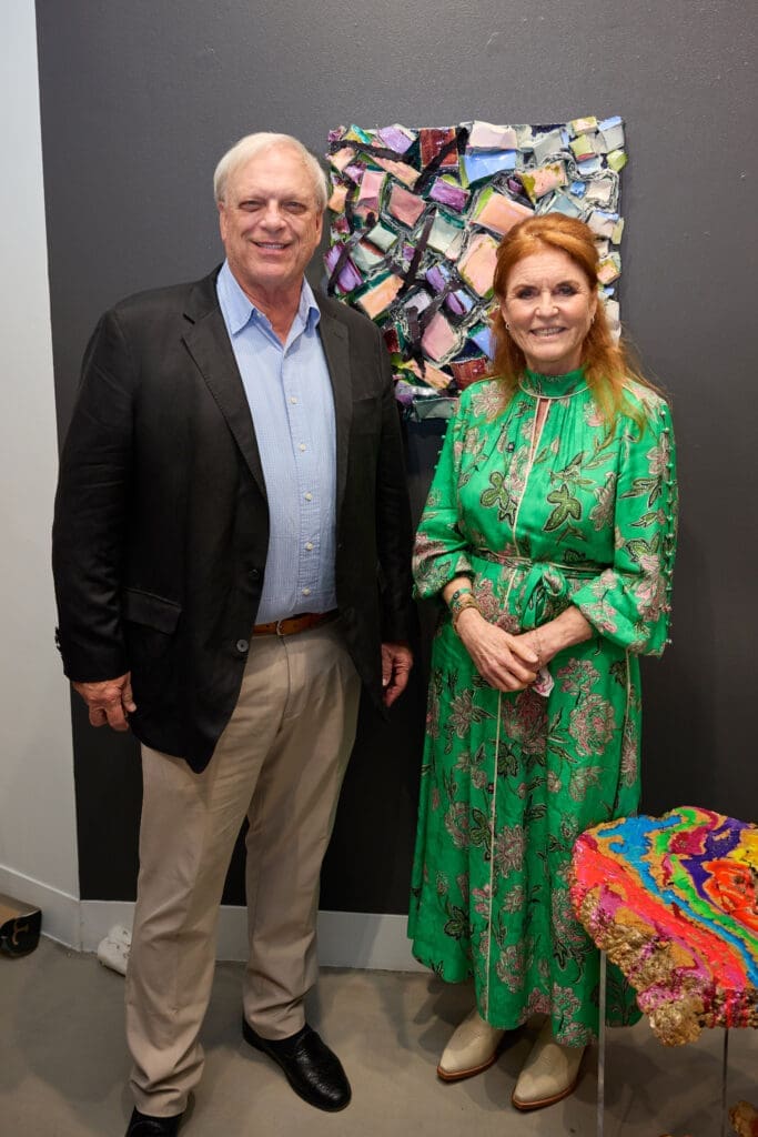 Albert Huddleston and Sarah Ferguson (Photo by Adam Stewart)