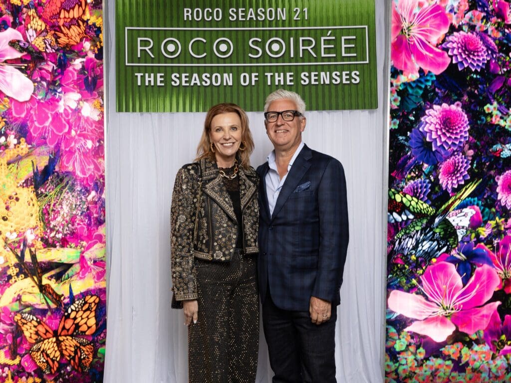 Kristine & Jeff Bird at the ROCO gala (Photo by Alida Bonifaz)