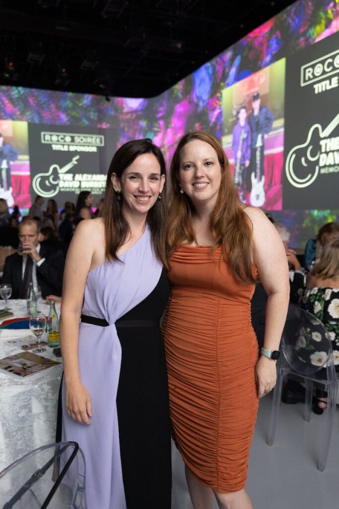 Mary Catherine Jones, Elizabeth Blanton at the ROCO gala (Photo by Daniel Ortiz)