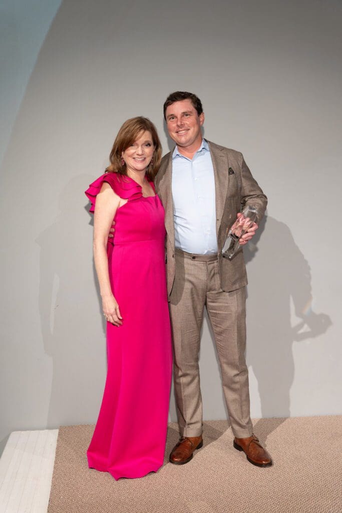 ROCO founder Alecia Lawyer, Frank Donnelly at the gala celebrating 21 seasons of delivering outstanding music  (Photo by Daniel Ortiz)