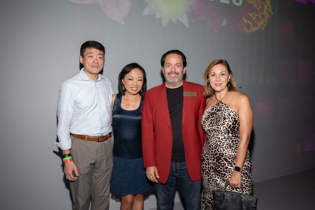 Stage Representative Gene Wu & Miya Shay, David Flores, Debbie Elias at the ROCO gala (Photo by Daniel Ortiz)