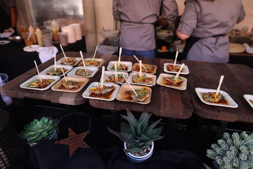 Chefs create an array of rattlesnake-centric dishes for the annual Rattle Battle. (Photo courtesy Todd Brewer/Bull Stock Media)
