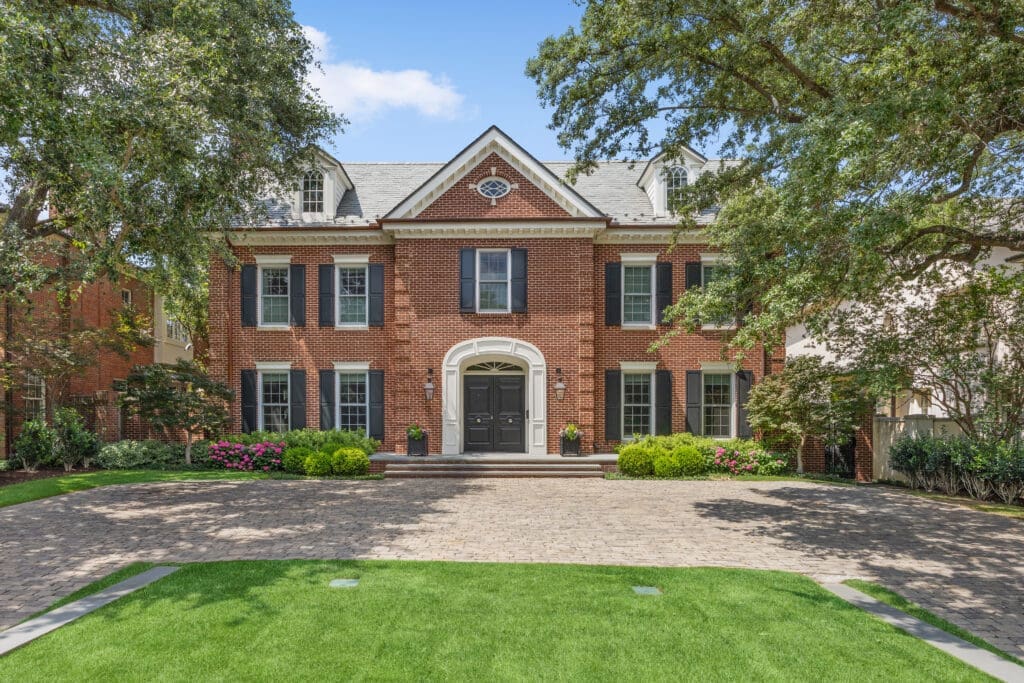 3636 Stratford Avenue, located in the heart of Highland Park, recently hit the Dallas real estate market for $13.5 million. (Photo by Full Package Media / Compass)